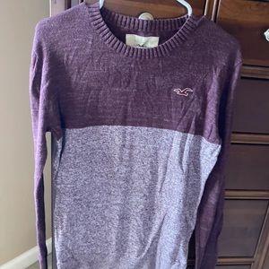 Hollister men’s lightweight sweater, sz small, maroon garnet color, great 4 fall